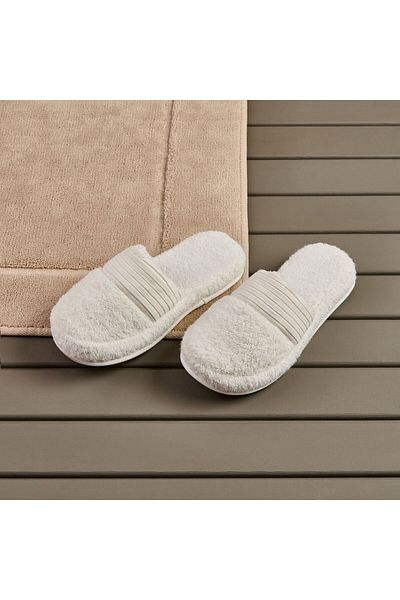 MATMEL Soft Premium Slippers - White - Size 36 / 40