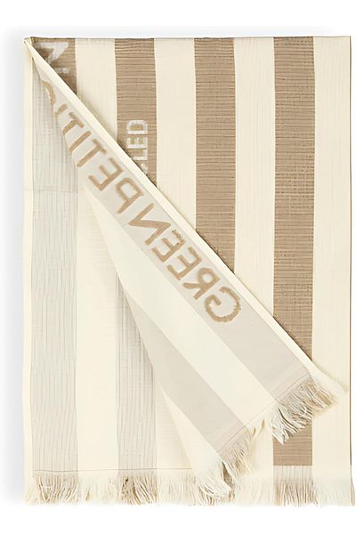 Mu Art Ahşap Mrt Petition Beach Towel 100% Recycled, Sand Free, Quick Dry, No Dye and Zero