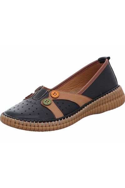 Gemini Sportliche Slipper für Damen in schwarz