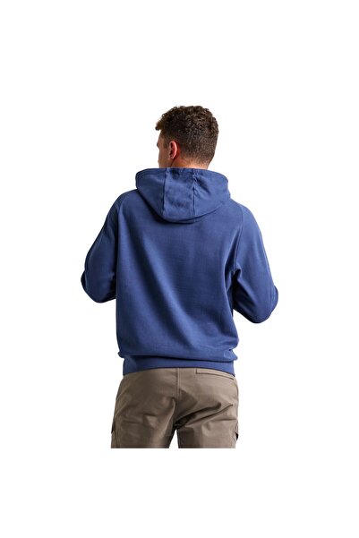 Slam Logo Hoodie Men's Blue Sweatshirt Men's Sweatshirt A106009S00