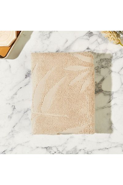 MATMEL Botanical Face Towel - Beige - 50X80 cm