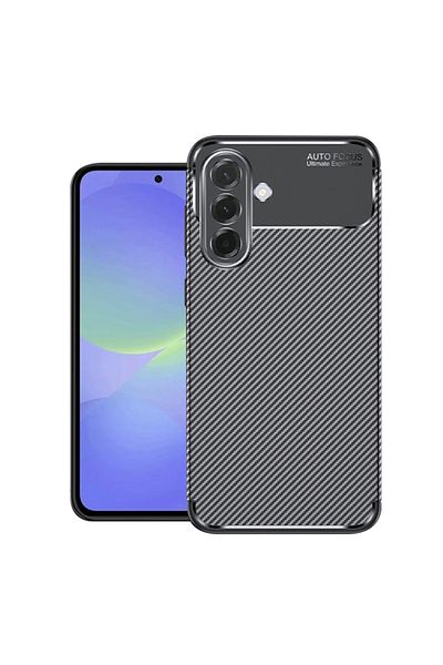SKYDDAR INNOVATION Case for Samsung Galaxy A36 5G, CarbonFiber, Shockproof, Black, sticker set