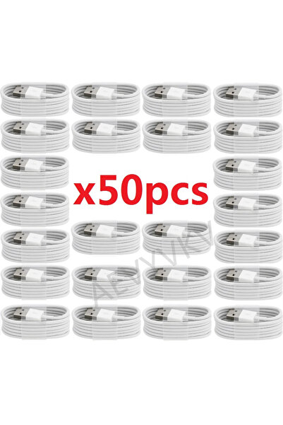 Choice 50 قطعة كابل بطول 1 متر، 50/100 قطعة كابل شحن USB-C من النوع C بطول 1 ...