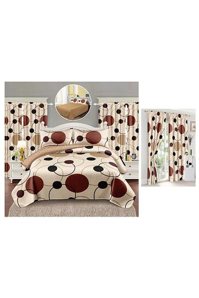CHIRASO CHIRASO FINET 6 Piece Bedding Set with Drapery, Sheet 160x230, Quilt 160x200