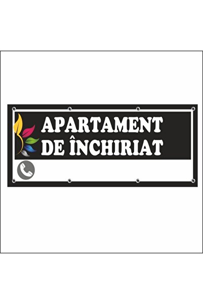 media Banner "Apartament de inchiriat" model 1, 150 x 60 cm