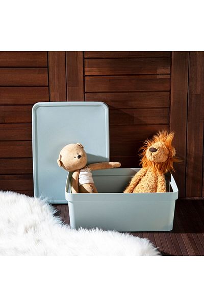 MATMEL Plastic Lid Storage Box - - 11 Lt