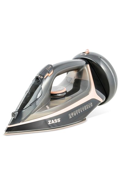 Zass Fier de călcat cu abur 2 în 1 Zass A 20, 2600W, talpă ceramică, utilizare dublă, cu fir și fără fir, abur 140g/min