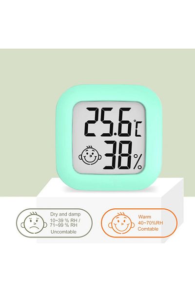 Choice Green Digital Thermometer Hygrometer Indoor Room Temperature Lcd Electronic Humidity Meter Sensor Ga