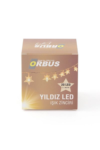 ORBUS Star Led Light Chain - Transparent - 2.1 m