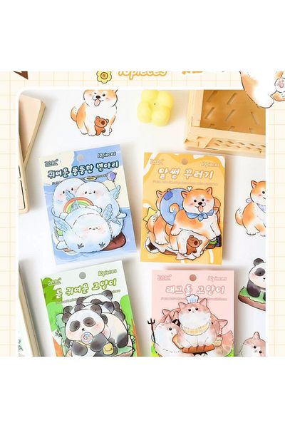 İthal O17-10Pcs Large Size Animal Pet Sticker - Number : 2
