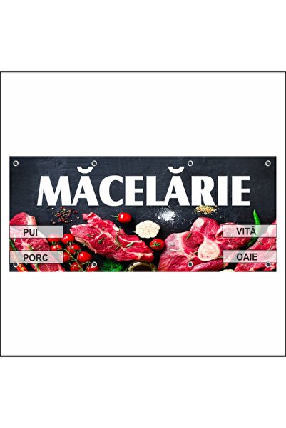 media Banner "Macelarie" model 1, 250 x 100 cm