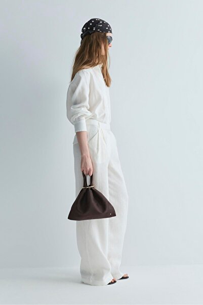 Suud Collection Brown Olgi Accessory Suede Bag