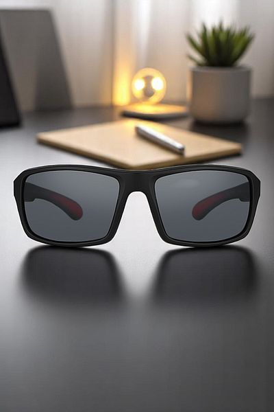 Daniel Klein 100% Polarized Uv400 Protection Black Color Original Rectangle Men's Sunglasses Dkg6274C4
