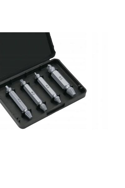 OEM Set of 4 screw extractors, 5 cm, case