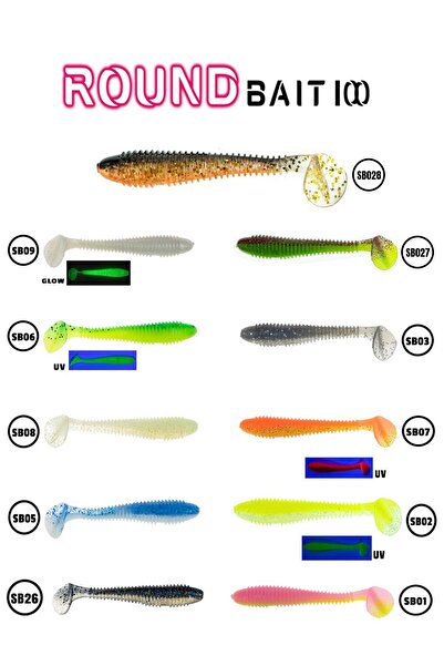 Fujin Round Bait 100mm Silikon Balık