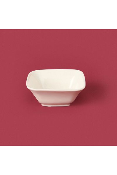 Paçi Oval Square Sauce Bowl - White - 7 cm 2 Pieces