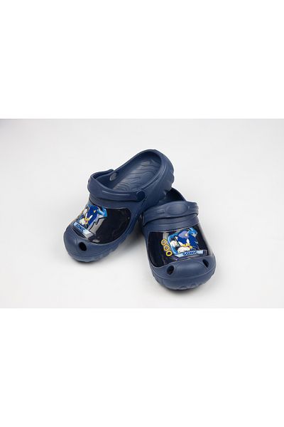 Sonic Kids Clogs – Lightweight & Comfortable Slip-on Footwear For Boys – Black