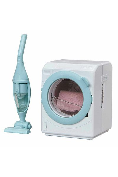 ADORE OYUNCAK 5445 Sylvanian Families Washing Machine and Vacuum Cleaner +3 Years Old Figure Not Included