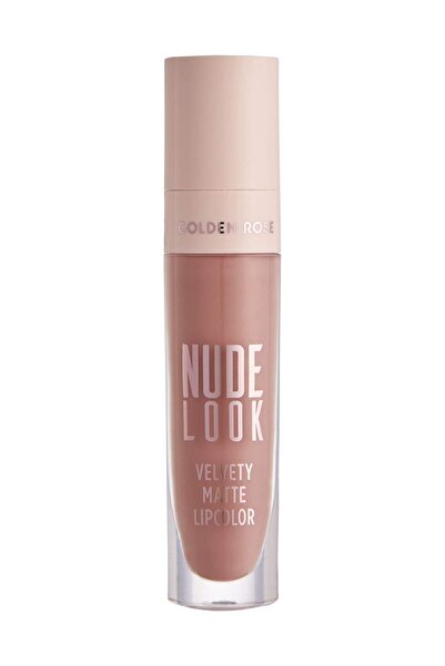 Golden Rose Nude Look Velvety Matte Lipcolor 01 Just Nude Jojoba ve Avokado Yağlı Likit Mat Ruj 4,5 ml