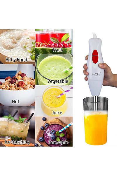 LAC LAICHY Hand Blender Mixer 800W 2 Speed Control Stainless Steel Rod,Blade Overheat Protection Efficient