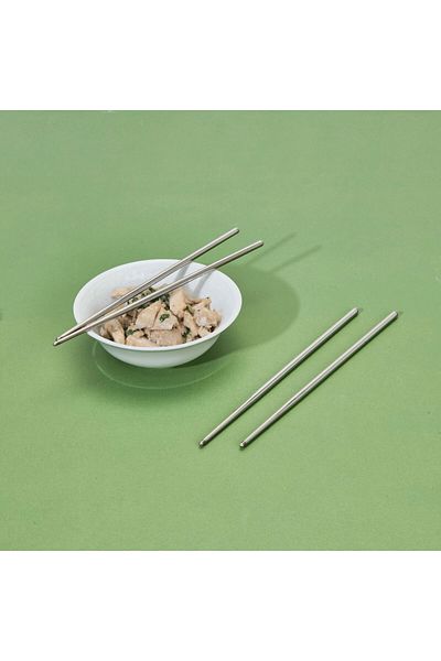 MATMEL Steel Chopsticks - Gray - 22.5 cm