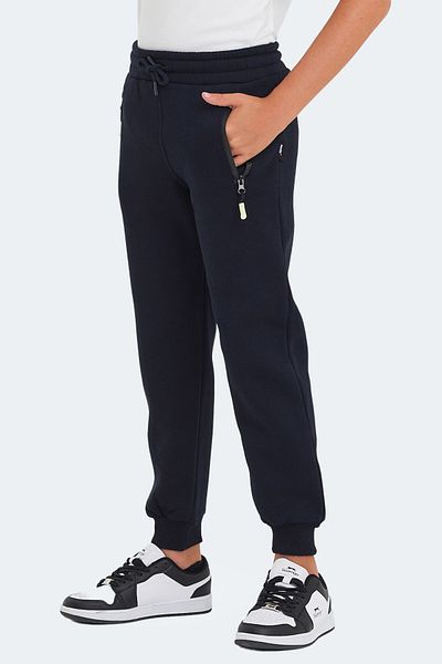Slazenger Παιδικό αθλητικό παντελόνι LAMIS Unisex Navy Blue