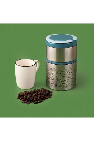ASPARTAM 2 Layer Food Thermos - 930 ml
