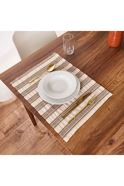 MATMEL Freya 2-Piece American Service - Ecru / Beige - 35X50 cm