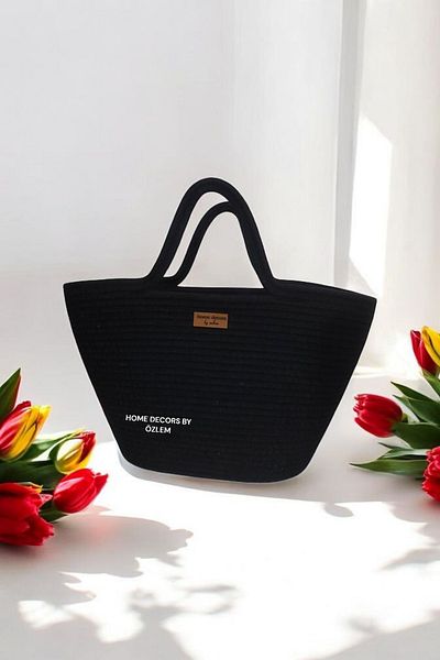 home decors by özlem Midi Size Straw Bag Hand Bag Shoulder Bag Beach Bag Daily Bag Handmade