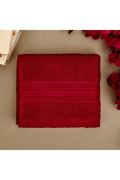ASPARTAM Lapa Hand Towel - Claret Red - 30X50 cm