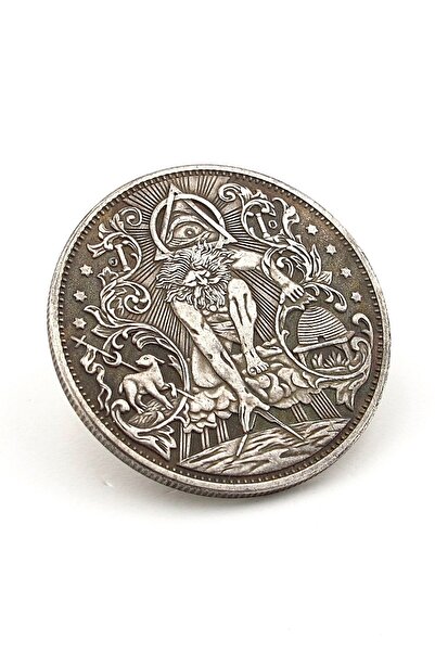 Solfera Herşeyi Gören Göz Vintage Anma Koleksiyon Metal Şans Hatıra Parası CP038