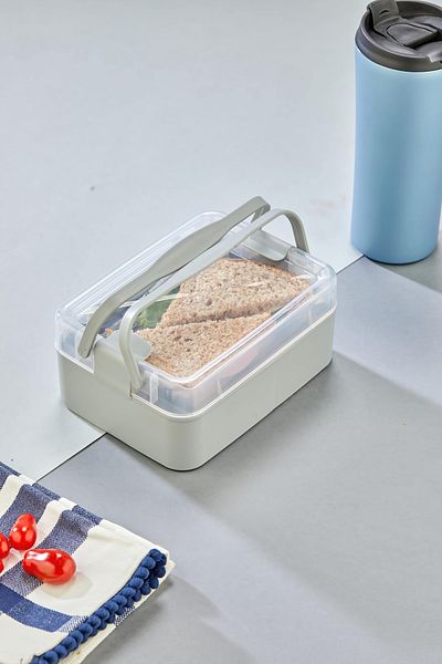 NY HOME Lunch Box Light Blue