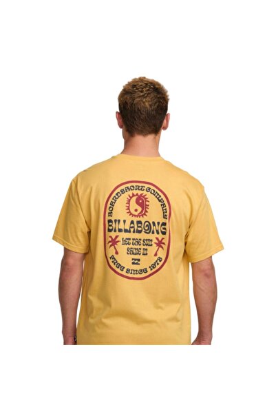 BİLLABONG Sunny Daze Premium Ss Men's Yellow T-Shirt Men T-Shirt 24A351513