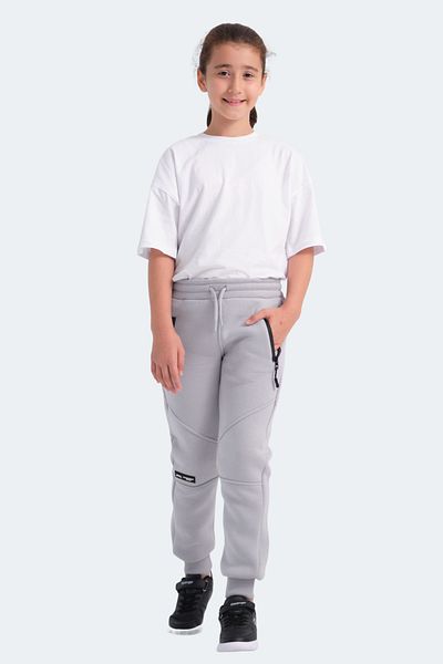 Slazenger Παιδικό αθλητικό παντελόνι LAMYA Unisex Stone Grey