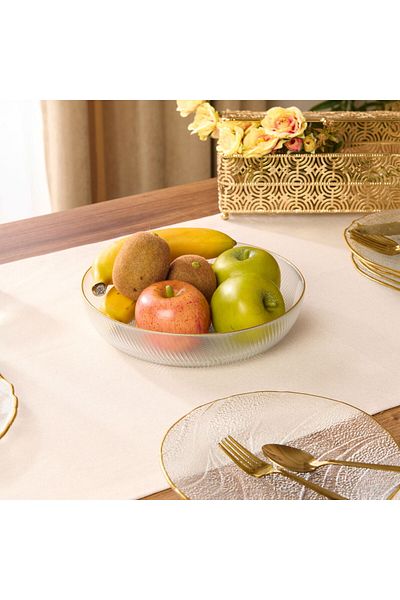 MATMEL Güneş Oval Glass Serving Bowl - 23 cm