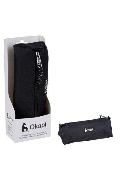 Okapi KALEM ÇANTASI OKP-103 ÜÇGEN SİYAH TEK BÖLMELİ