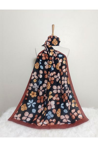REMOMODA Patterned Bamboo Shawl