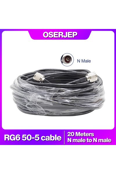 Choice 20 Meters 50-5 Rg6 50ohms Coaxial Cable For 2g 3g 4g 900 1800 2100 Signal Boster Repeater Yagi Log O