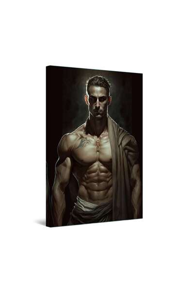 startonight Tablou DualView Startonight Barbat Musculos II, luminos in intuneric, 80 x 120 cm