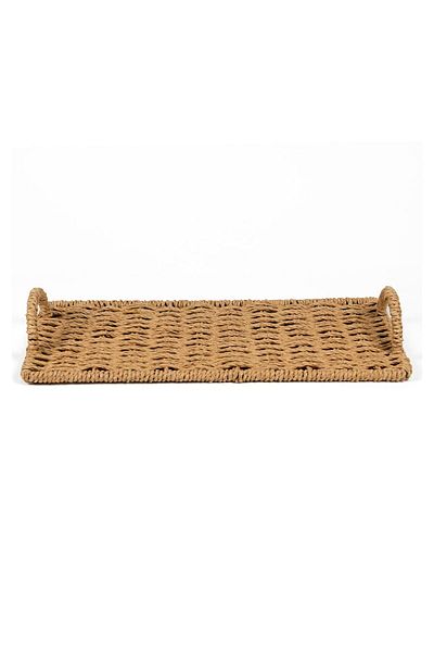 MATMEL Monarca Decorative Tray - Beige - 30 cm
