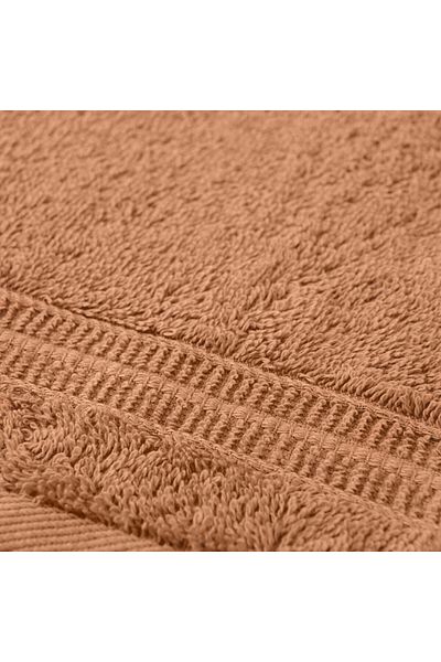 ASPARTAM Organic Cotton Bath Towel - Brown - 70X130 cm