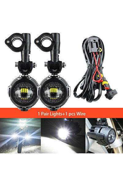 Choice أضواء مساعدة بسلك إضاءة LED، أضواء ضباب للقيادة، مناسبة للدراجات النار...