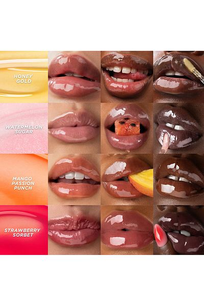 gisou Honey Infused Lip Oil - Lip Oil Glazed Plum (8 ml)