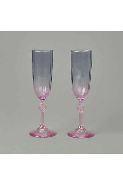 MATMEL 2-Piece Footed Glass - Colored - 150 ml