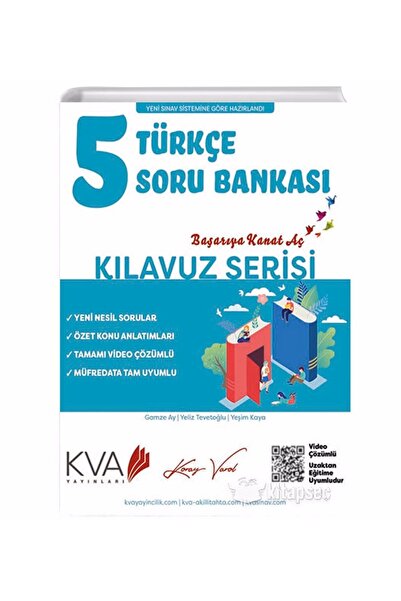 Koray Varol Yayınları 5. Sınıf Kılavuz Serisi Türkçe Soru Bankası
