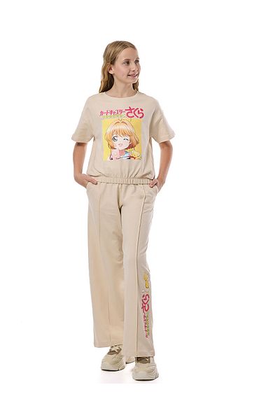 R&B Printed Clothing Set For Girls Top & Bottom Set 8-16Y
