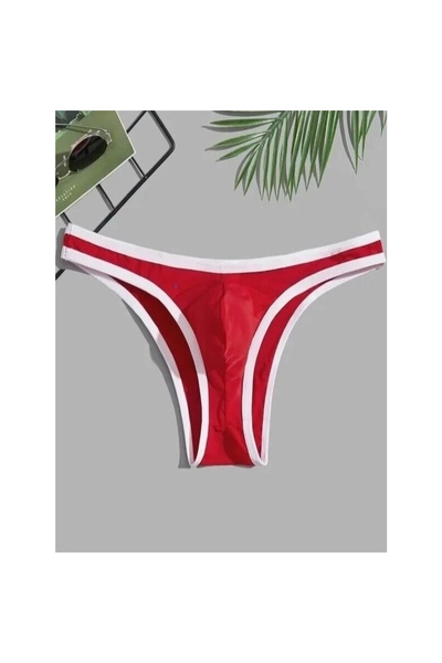 Narnuga Mi̇raxx Men's Red Brazillian Slip