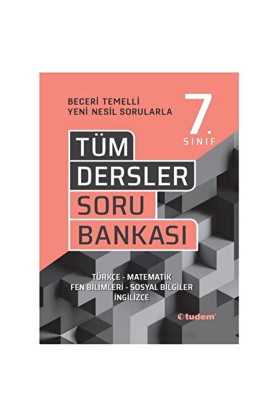 Tudem Yayınları 7. Sınıf Tüm Dersler Beceri Temelli Soru Bankası