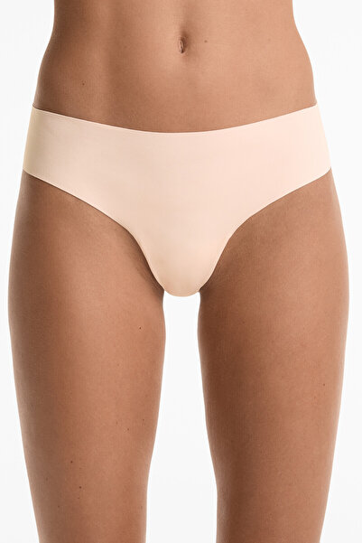 Oysho 5 adet poliamit karışımlı görünmez Brezilya modeli külot