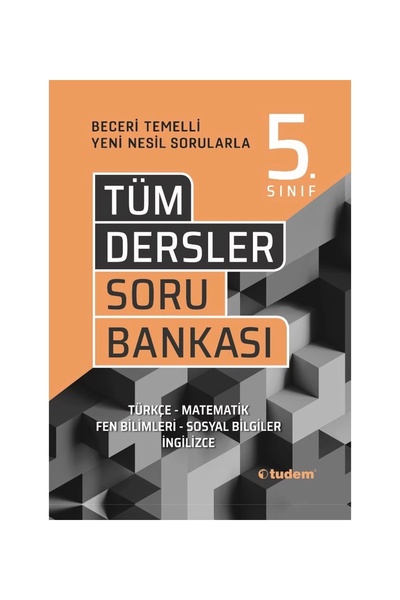 Tudem Yayınları 5.sınıf Tüm Dersler Beceri Temelli Soru Bankası